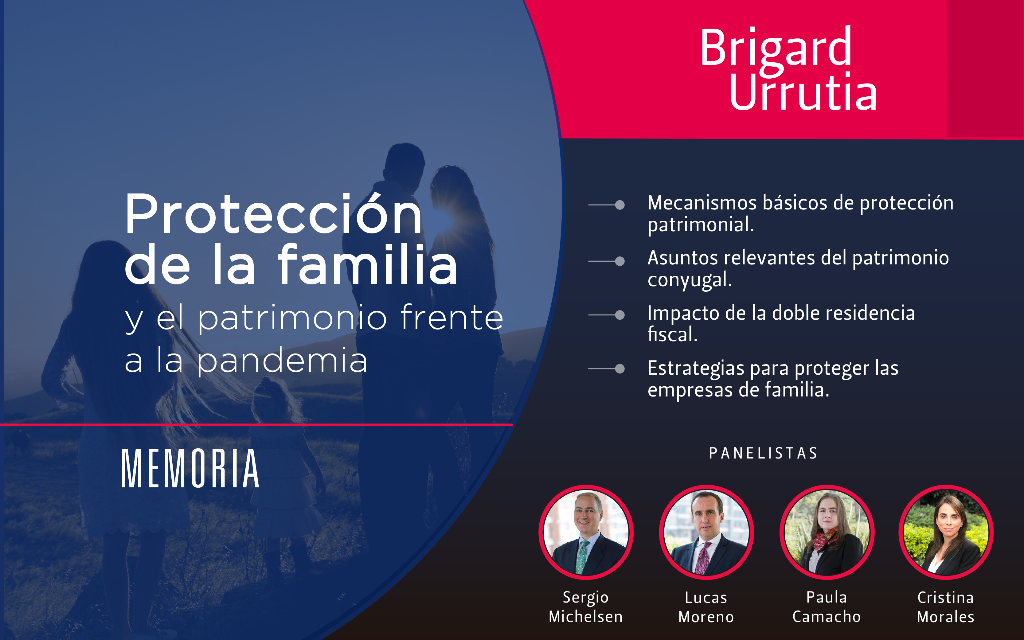 Webinar: Protección de la familia y el patrimonio frente a la pandemia