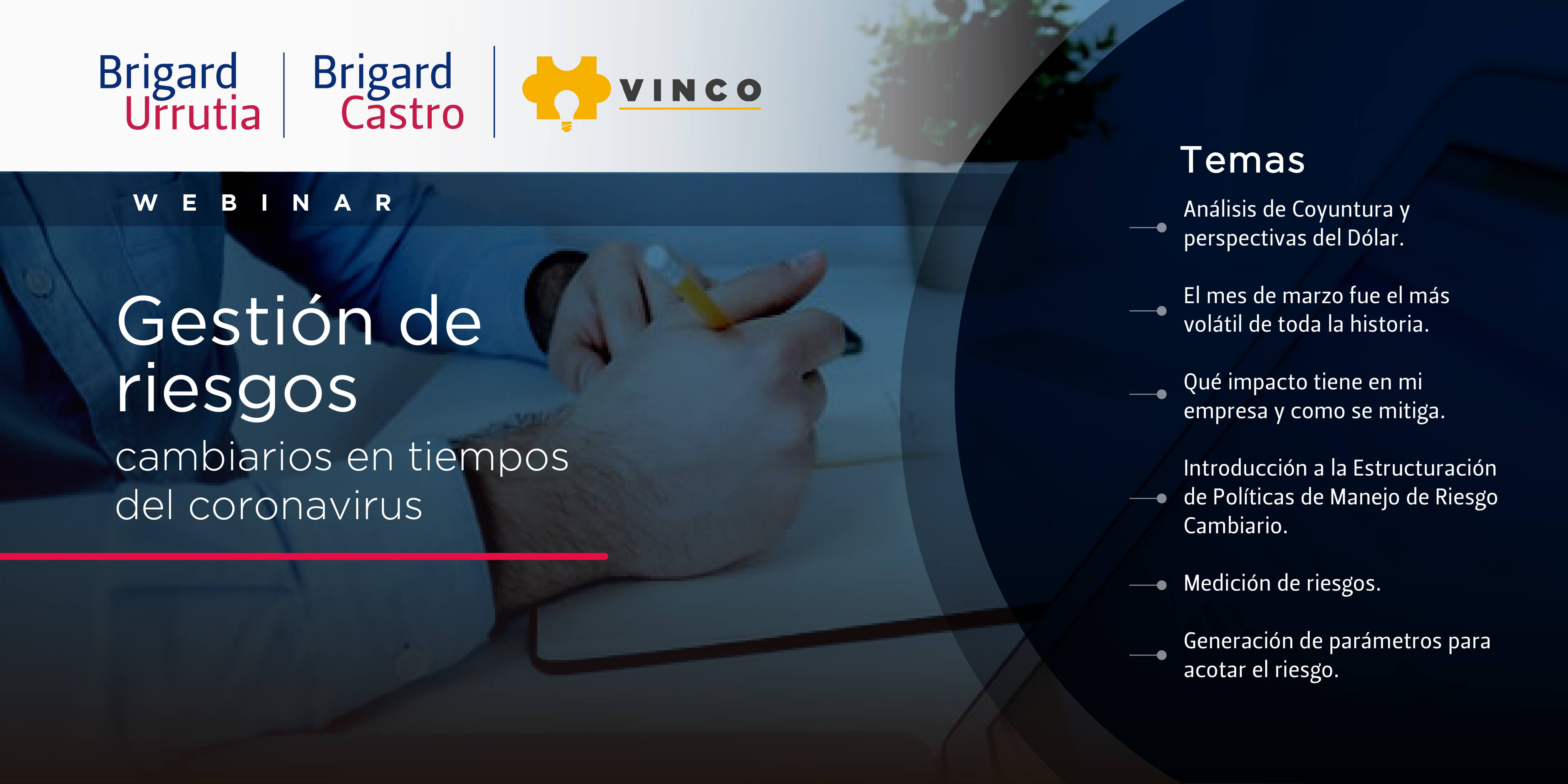 Webinar: Gestión de Riesgos cambiarios en tiempos del coronavirus